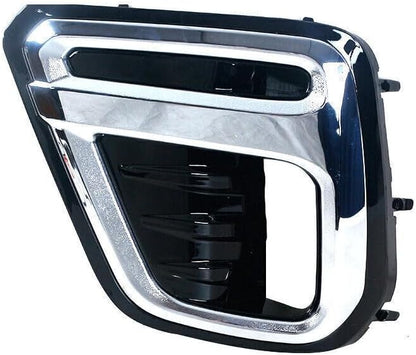 ya 4 8.10 Left Fog Lamp Decoration Fog Lamp Cover Black Chrome for Subaru Forester 2019-2021