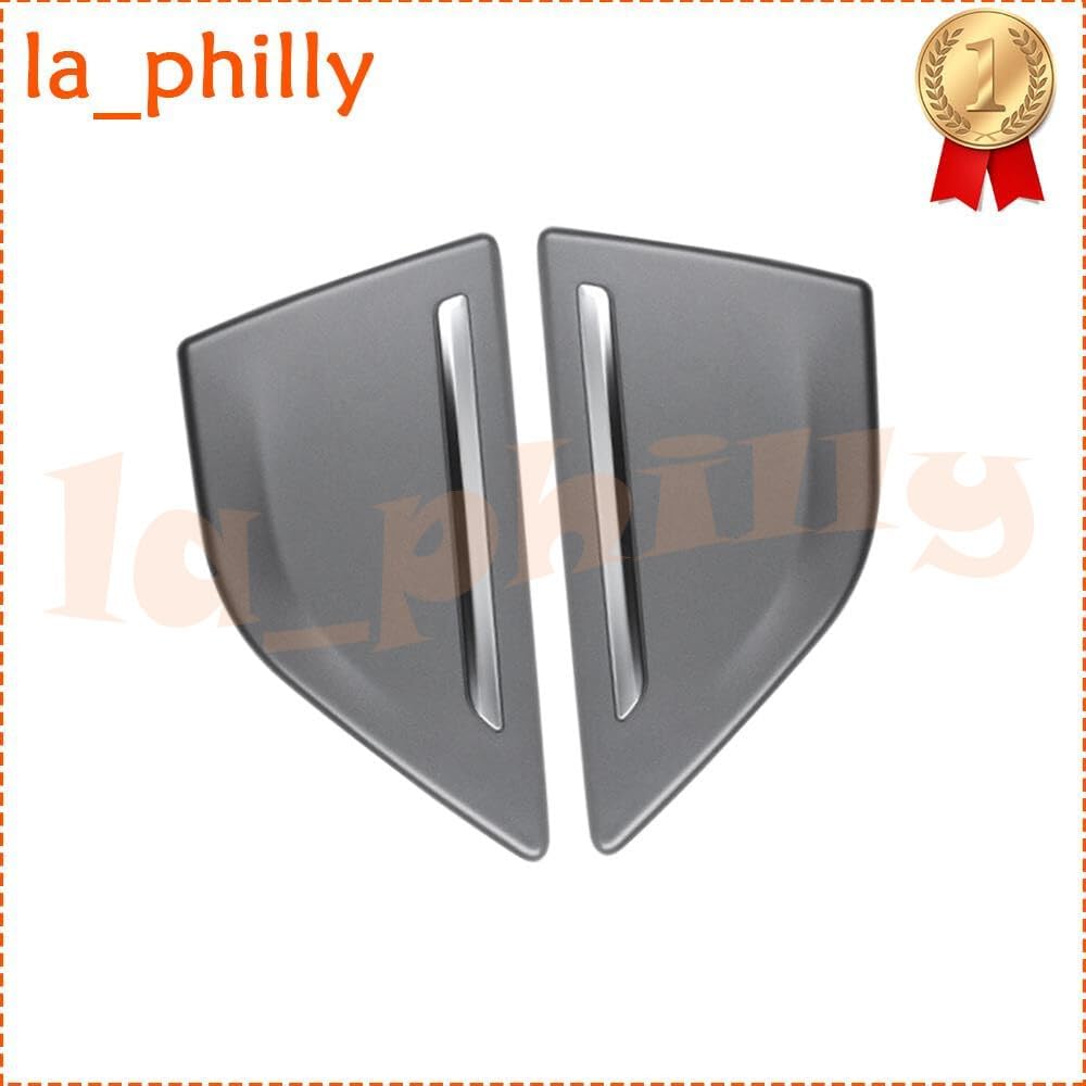 ya 5 8.10 2x Front Right+Left Side Metal Gray Car Ashtray Cover Fit for 2015 for BMW
