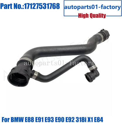 ya 11 9.14 baidi17127531768 Water Pipe Radiator Hose for BMW E88 E82 E93 E92 E91 E90 E84 X1