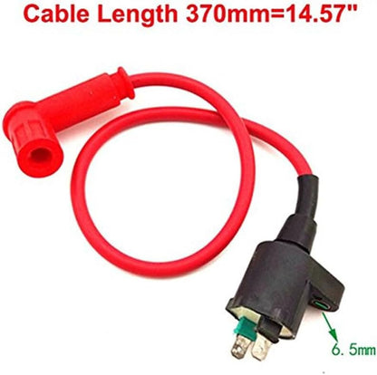 ya 6 8.14 Universal Dirt Pit Bike Wiring Harness Kill Switch Ignition Coil CDI Set 150cc