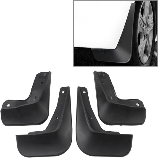 ya 4 8.10 Mud Guards Splash 4 Piece Front and Rear for 2008-2013 for Mitsubishi Lancer Sedan