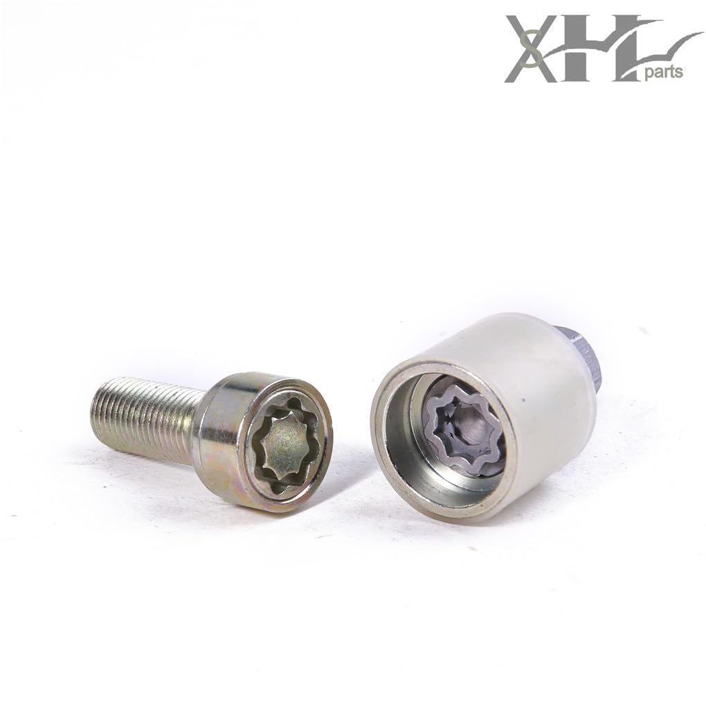 ya 10 9.16 baidi # Wheel Lug Lock Bolt Anti-Theft Screw Tool 4F0698139C815 for Audi A3 A4 A6 TT