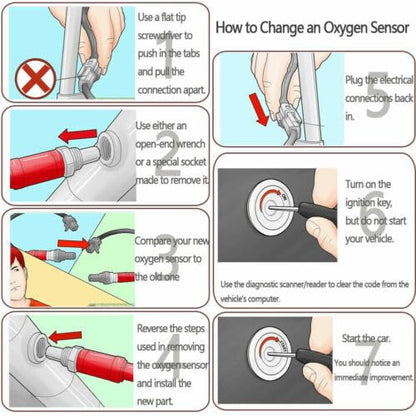 ya 12 10.8 baidi 4-Pack Oxygen Sensor for Titan QX56 Armada Titan 5.6L and -