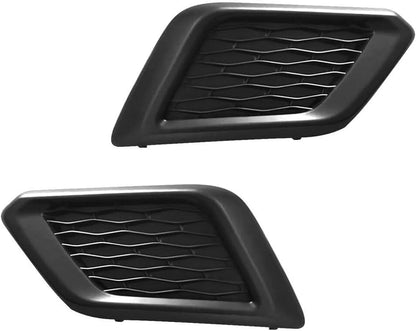 ya 28 10.13 zhengce Fit for Nissan Rogue 2014-2016 Front Bumper Insert Grille Fog Light Cover Bezel