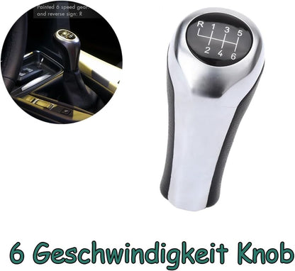 ya 4 8.24 baidi Shift Button Shift Lever Real Leather Lever 6 Gear Button for BMW 1 Series 3 5 Series 6 X3