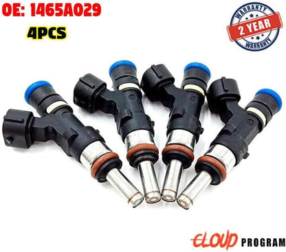 ya 12 10.8 baidi 4 Pcs Fuel Injector 1465A029 Fit for Mitsubishi Lancer 2.0L l4 2008-2010