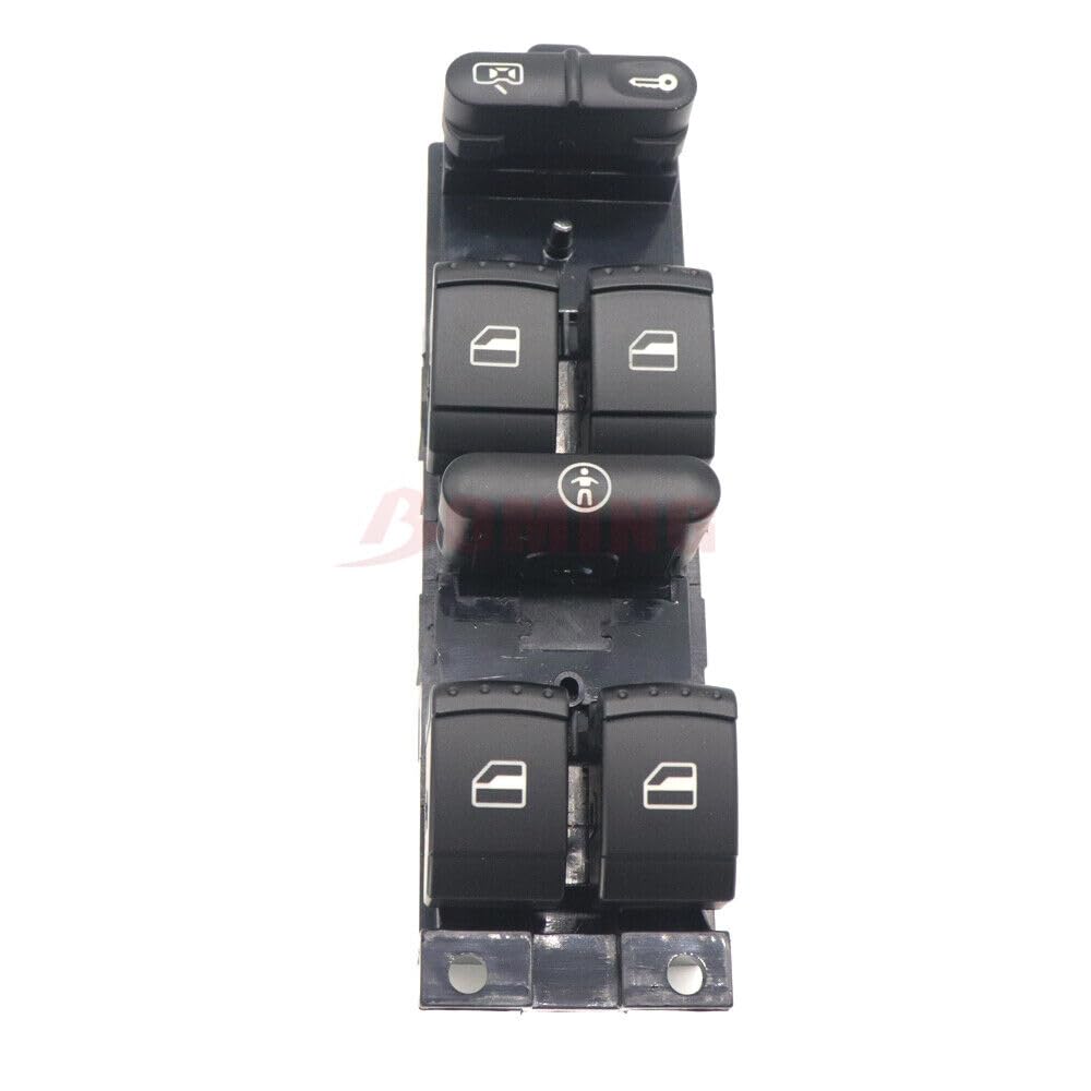 ya 6 8.24 baidi Master Power Window Switch for VW Passat 1998-2005 Left Front 1J4959857B