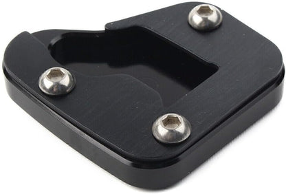 ya 4 8.8.2 Motorcycke Kickstand Sidestand Enlarge Plate Pad for Suzuki Hayabusa 08-19 Black