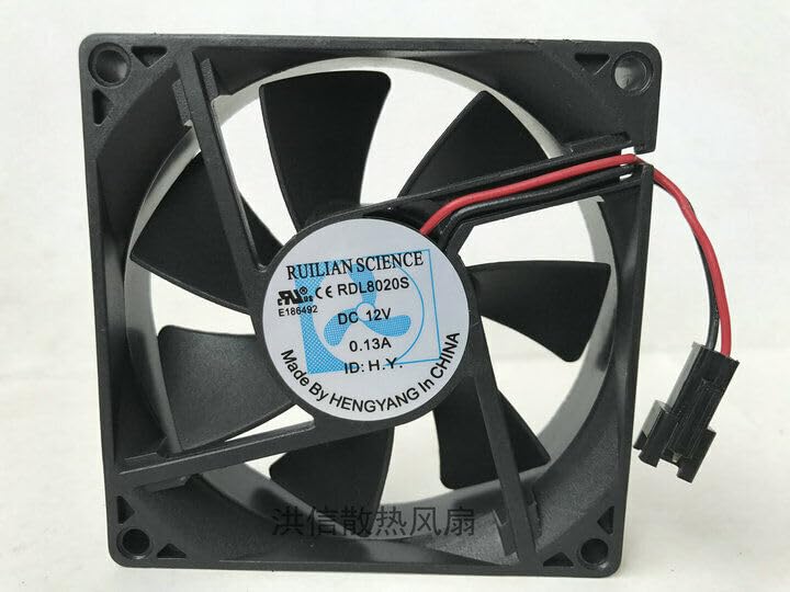 ya 16 10.20 baidi 1 PCS RUILAN Science RDL8020S DC12V 0.13A 80 * 20MM 8CM 2 Pin #W7*-