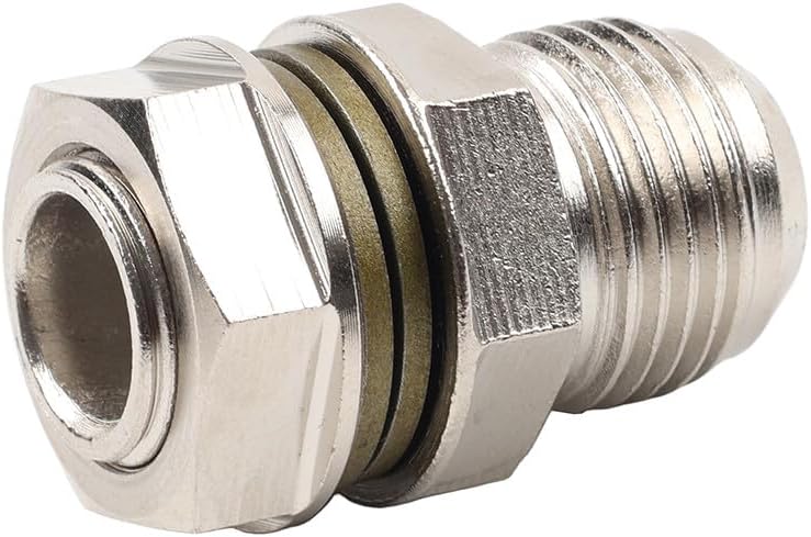 ya 10 9.16 baidi 10AN to M18x1.5mm Turbo Oil Pan/Sump Return Drain Adapter Bung Fitting No Weld