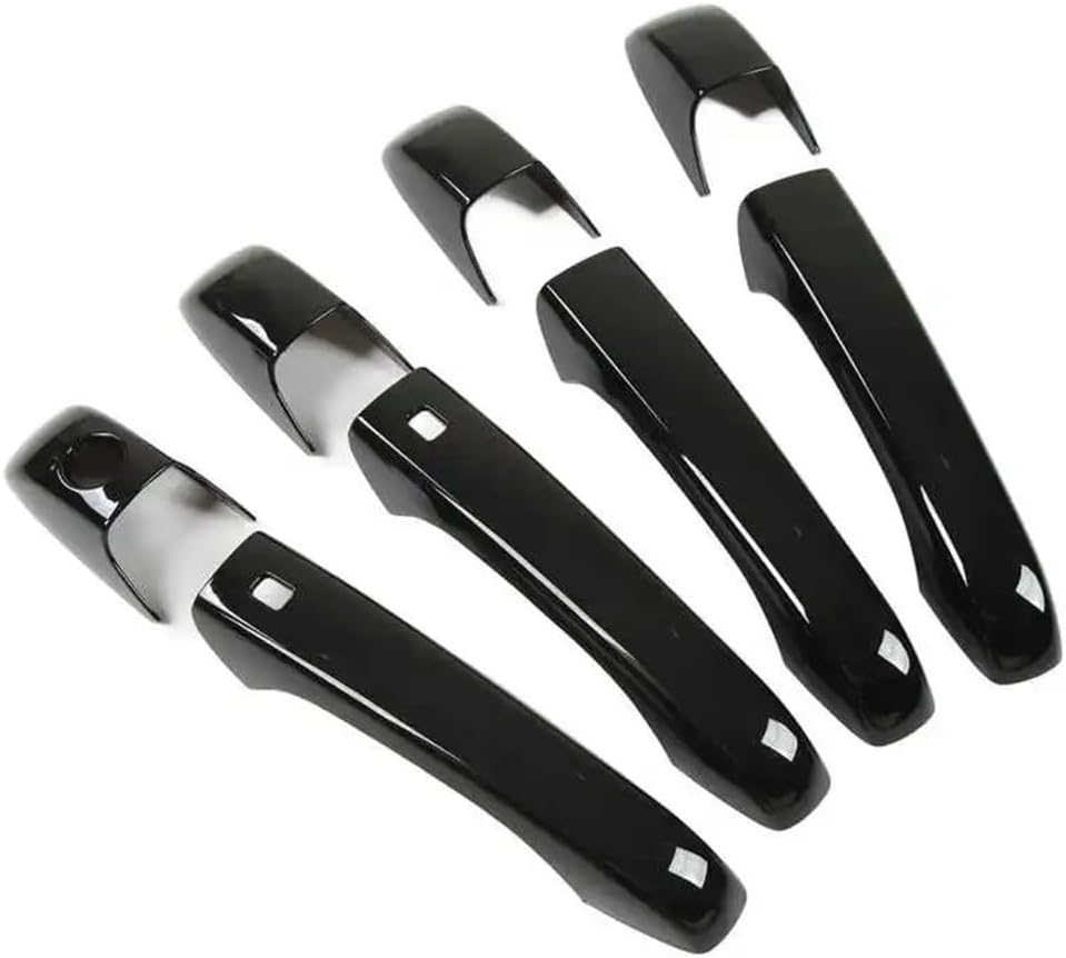 ya 5 8.10 Car Glossy Black Door Handle Cover for Jeep for Grand Cherokee for Dodge Durango 2011-20