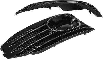 ya 10 9.16 zhengce 2X FRONT BUMPER GRILL FOG LAMP LIGHT COVERS for VW T5 T5.1 SPORTLINE 2010-2