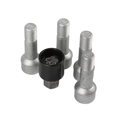 ya 5 8.10 5pcs A0019901707 M14x1.5x45 Wheel Set Studs Lugs Long Safety Bolts Fits for Mercedes