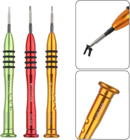 ya 26 10.21 baidi Professio l Screwdriver Set 3PCS Y Tip Triwing For Device Repair