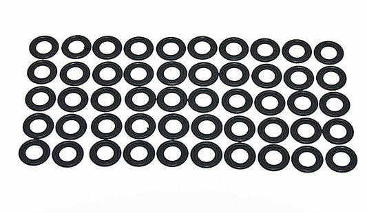 ya 5 8.10 50Pcs Oil Drain Plug Gasket Seal Rubber Black 3536966 for Saturn Chevy GM