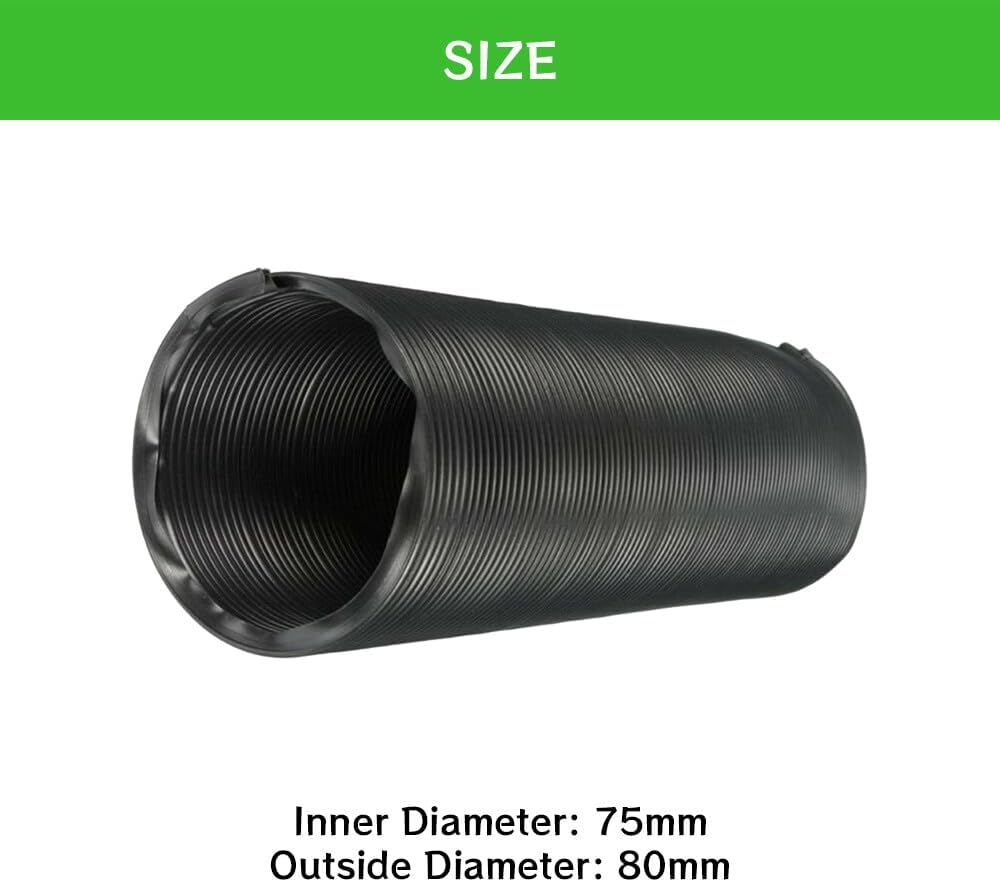 ya 10 9.16 baidi Cold Air Intake Pipe Inlet Hose Tube Duct Increase Car Engine & Filter Air Flow-