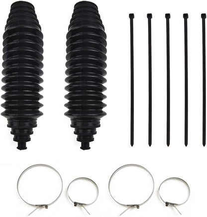 ya 4 8.10 Silicone Rack Pinion Steering Gaiter Pinion Boots+Cable Ties+Clamp Kit