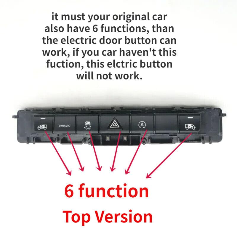 ya 8 8.24 baidi Hazard Warning Dynamic Control Button Switch top for Mercedes-Benz Vito W447 W448