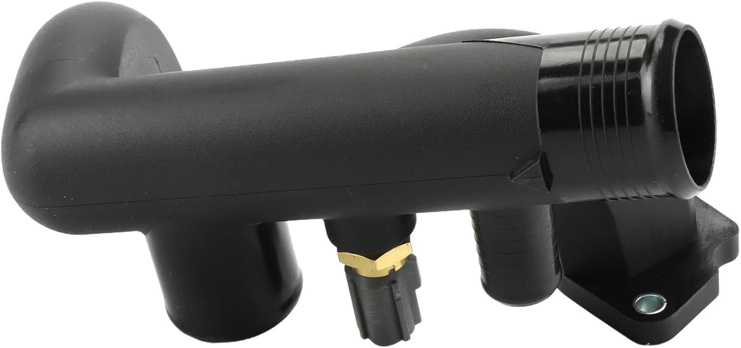 ya 5 8.10 1PC for Jaguar XK8 XJR XJ8 4.0L Thermostat Cover Outlet Pipe w/Sensor LNA1600AA