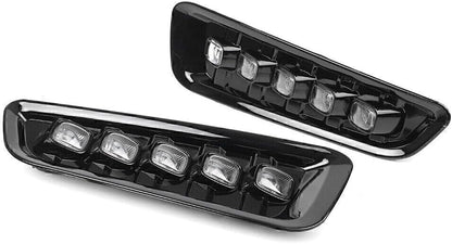 ya 4 8.10 2 pieces of car LED daytime fog lights DRL suitable for 2016-18 17 for Ford F150 Raptor white