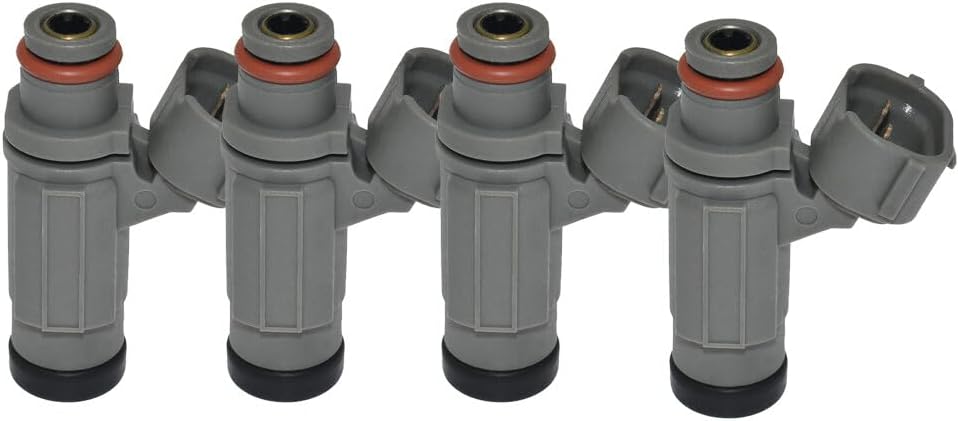 ya 2 8.15 4-Pack 15710-48G00-000 Fuel Injectors for 2006-2007 GSX-R600 / GSX-R750 15710-48G00