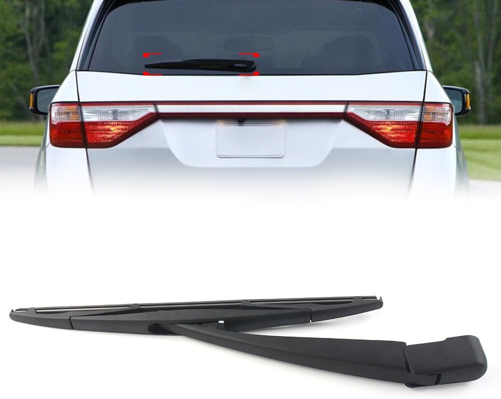 ya 4 8.10 for Honda Odyssey 2011-2017 Rear Windshield Wiper Arm Blade Set