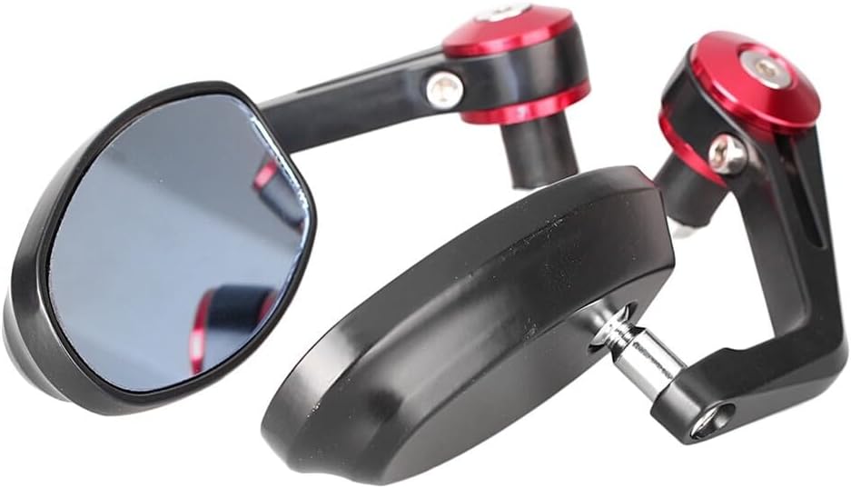 ya 2 8.15 7/8 Handle Bar End Rearview Mirrors fit for Harley-Davidson Models Universal po