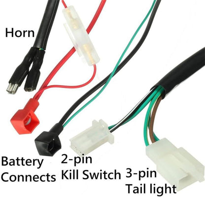 ya 5 8.10 Electric Wiring Harness For Chinese ATV UTV Quad 4 Wheeler 50 70 90 110cc 125cc