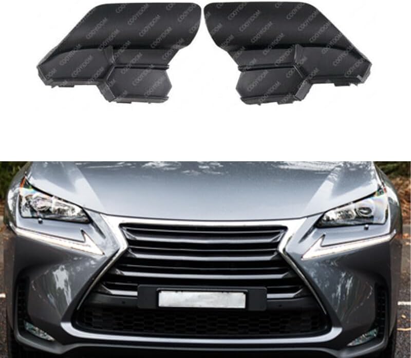 ya 6 8.14 2-Pack Front Bumper Hole Cover Eye Cap for Lexus NX200t/300h 2015-2017