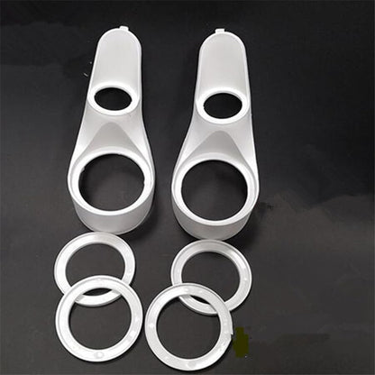 ya 5 8.10 Pair Car Audio Speaker A Column Tweeter Bracket Gasket White for 2 Inch & 4 inch