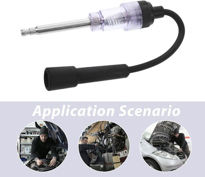 ya 11 9.14 zhengce 1Pc Inline Spark Plug Engine Ignition Tester Two Holes Diagnostic Detector