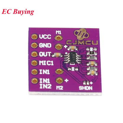 ya 16 10.20 baidi MAX9813H Microphone Amplifier Module: Dual Input Fixed Gain Low Noise