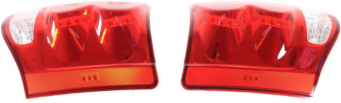 ya 4 8.10 For 2011-2020 for Dodge Grand Caravan LED Tail Lights Lamps Driver & Passenger Side