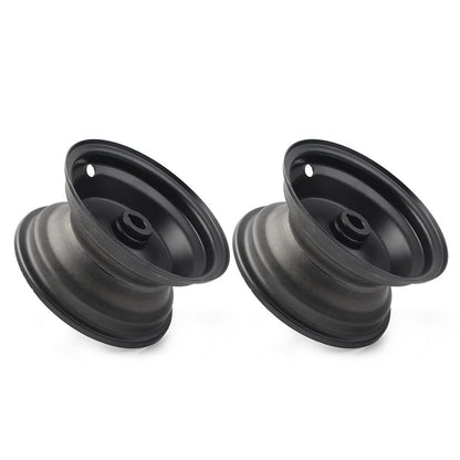 ya 4 8.8.2 2Pcs 6 145/70-6 in Wheel Rim Black for Go Kart Off-Road Dirt Pit Bike