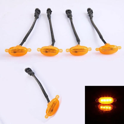 ya 7 8.24 baidi for Toyota FJ Cruiser 2006-2021 Front Upper Grille LED Light Raptor Style Trim