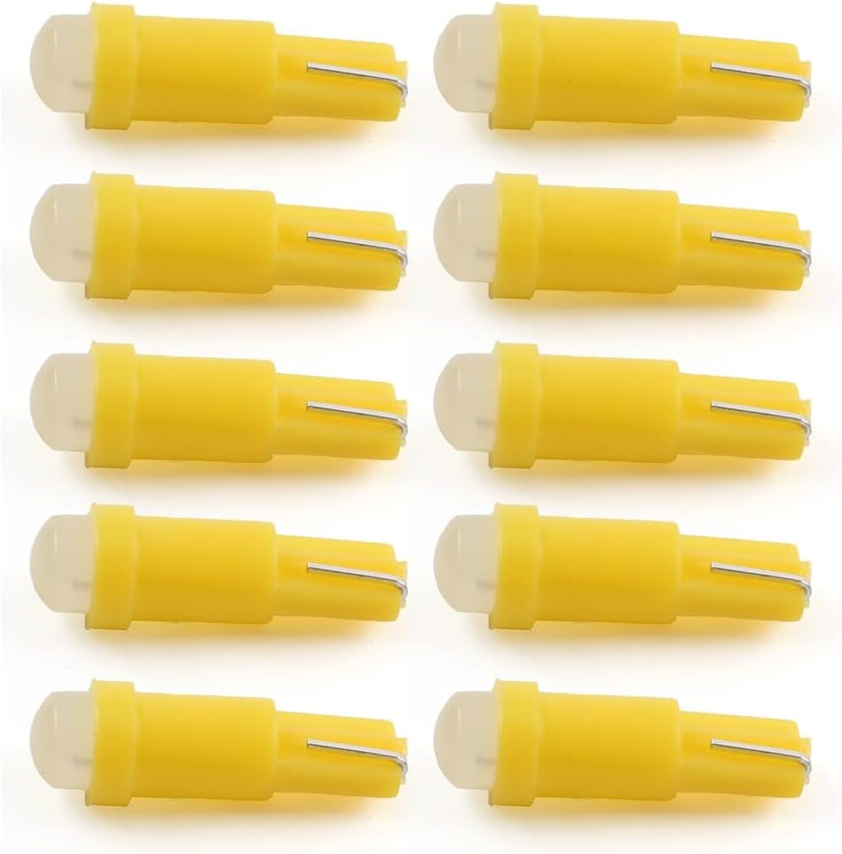 ya 2 8.15 Car Instrument Bulb Yellow Light Indicator T5 1 SMD Light Dashboard Gauge