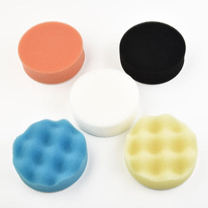 ya 13 9.15 baidi 50 X 3 Inch/75mm Polishing Sponge Flat Wave Pads Discs Car Cleaning Waxing Tools