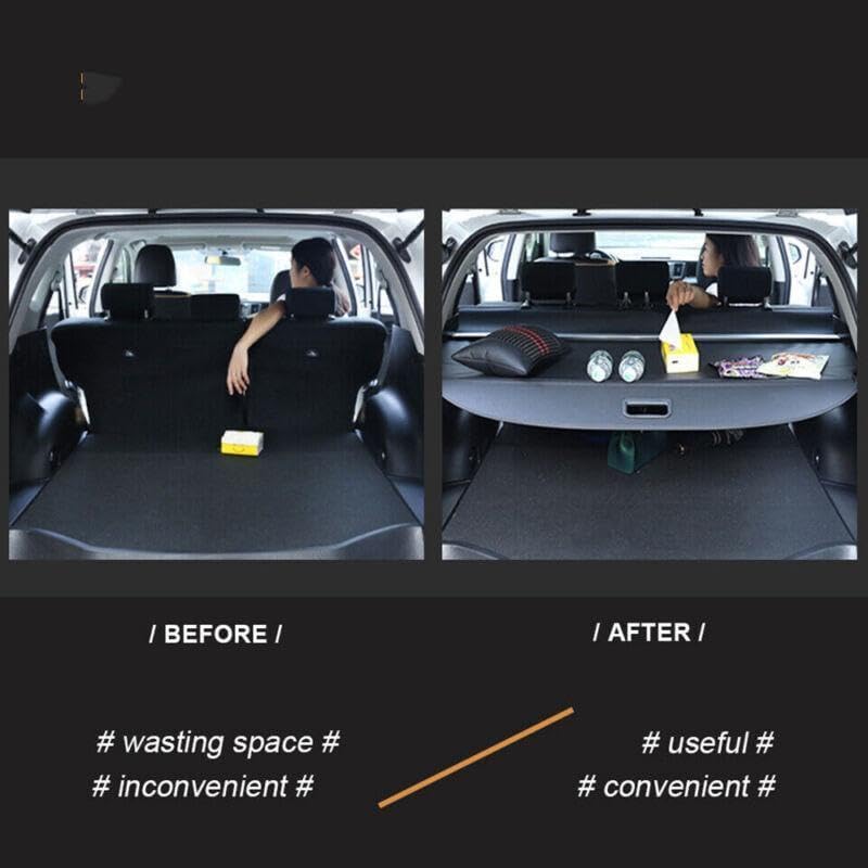ya 2 8.15 for for Land Rover Discovery 2017-2023 Rear Cargo Security Trunk Cover Retractable