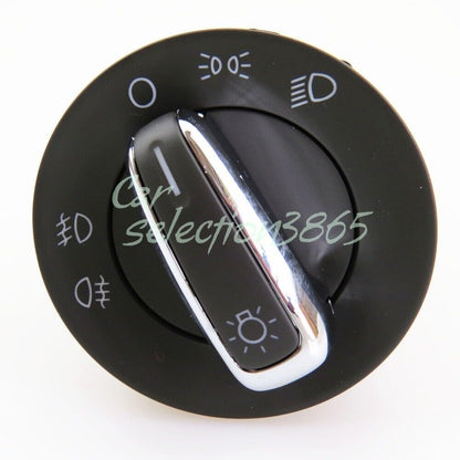 ya 5 8.10 Chrome Headlight Window Panel Master Switch Control for VW for Passat for Jetta for Golf MK4