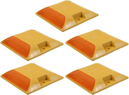 ya 10 9.16 baidi 5 Pcs Road Reflectors for Driveway Highway Reflective Markings Marker Studs