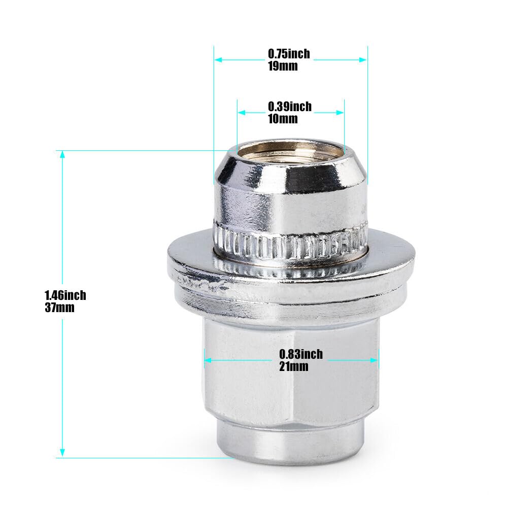 ya 10 9.16 baidi 1PC New 90942-01033 Wheel Lug NUT for Toyota for Lexus ES300h GS350 90080-17039