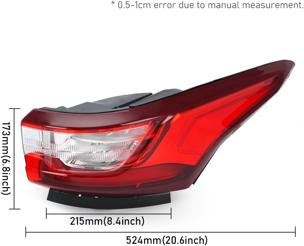 ya 4 8.10 For 2018-2021 for Chevrolet Traverse Rear Tail Lights Right Passenger Side RH OE