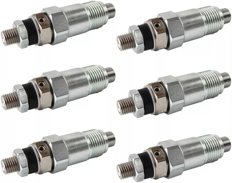 ya 12 10.8 baidi 6Pcs Diesel Fuel Injectors 093500-1800 23600-56011 compatible for Toyota 2B/B 2J/2H