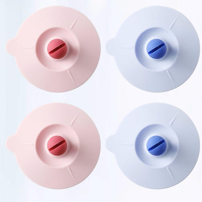 ya 14 9.20 baidi 4pcs Silicone Cup Lids Leakproof Cup Cover Practical Sealed Mug Cover for Home-1