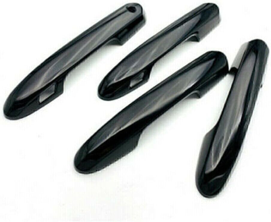 ya 5 8.10 for Toyota RAV4 2019 2020 Black Car Door Side Handles Cover Trim Decor