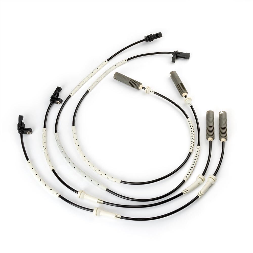 ya 9 10.24 4PCS ABS Wheel Speed Sensor Front Rear Right & Left for BMW E82 128i E90 328i US