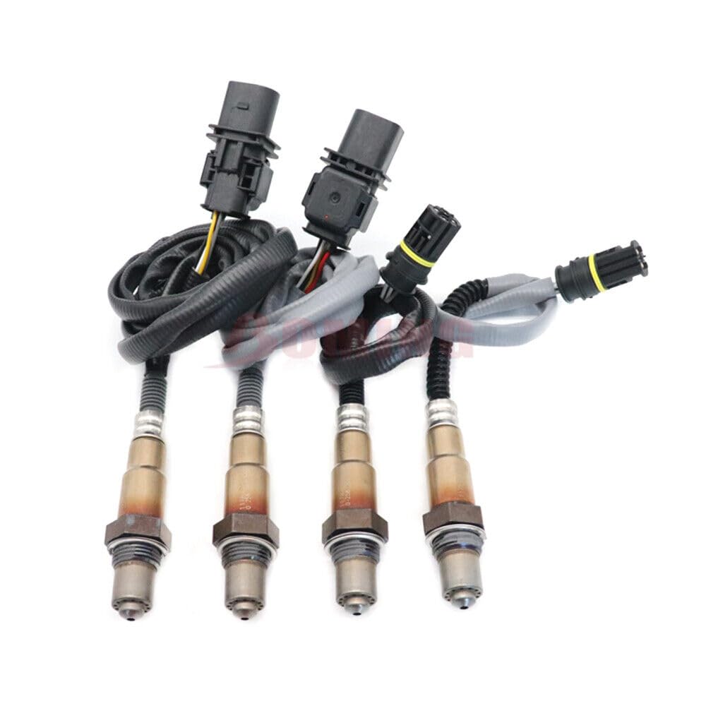 ya 5 8.24 baidi 4 Pack Oxygen Sensor Upstream + Downstream Suitable for BMW E82 E90 E91 128i 328i 328i xDrive X3 X5
