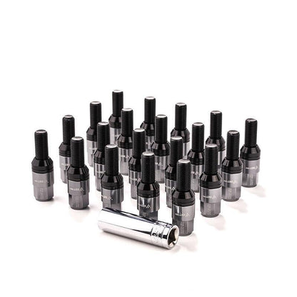 ya 10 9.16 baidi 20x M14x1.25 Wheel Lug Bolt 28mm Shank Cone for SEAT Stud for Most Aftermarket