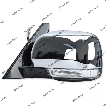 ya 11 9.14 baidi1-Pack for Mitsubishi for Pajero Montero 2006-21 Right Door Mirror with Light Chrome -