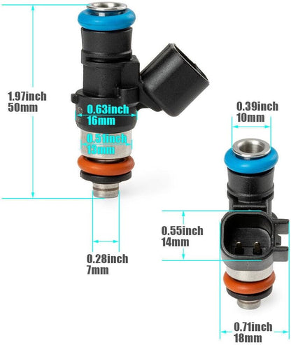 ya 4 8.8.2 1PC for Polaris Ranger 570 15 20772 ACE RZR 900 Sportsman Fuel Injector 2521068